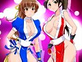 Kasumi Hiragana y Mai Shiranui (Dead or Alive)