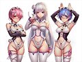 Ram, Emilia y Rem (Re: Zero)