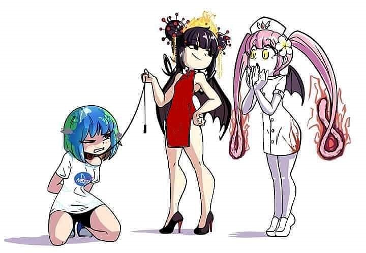Earth-Chan, Corona-Chan y Ebola-Chan