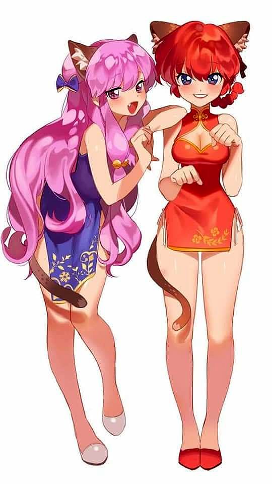 Shampoo y Ranma Saotome (Ranma 1/2)