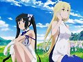 Hestia y Aiz Wallenstein (DanMachi)