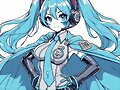 ciber hatsune miku en s&aacute;bado