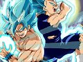 blu goku y blu vegeta