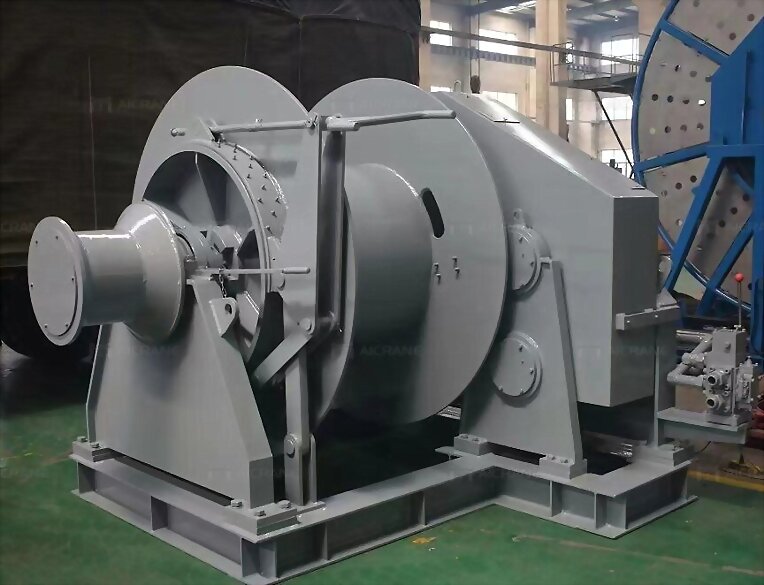 Boat Towing Winch Operation Process