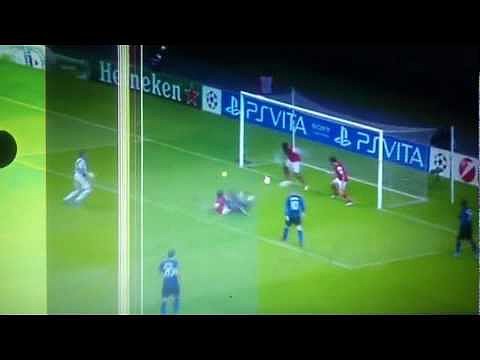 Chicharito ante braga gol