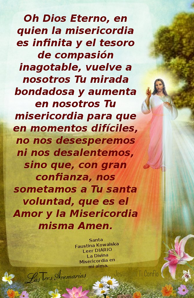 oracion para pedir aumento de misericordia en noso