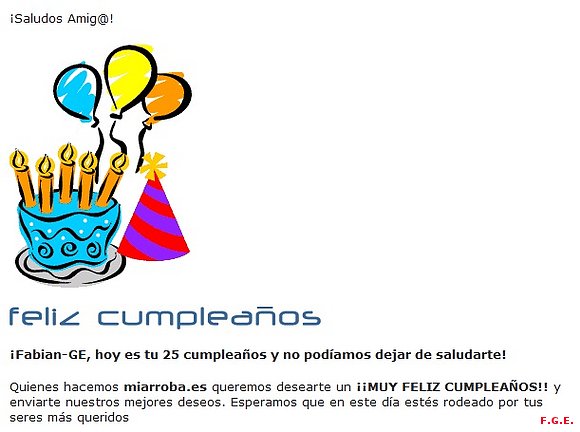 Mi Cumpleaños
