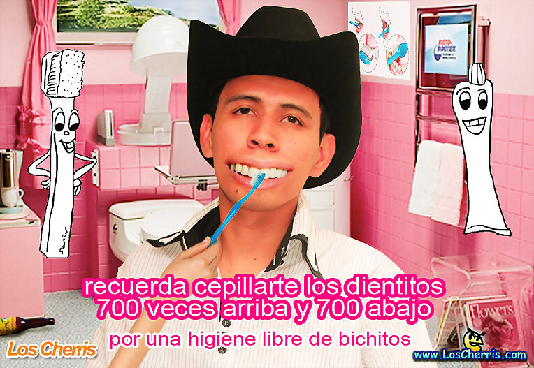 Los Cherris te enseñan a cepillarte los dientes