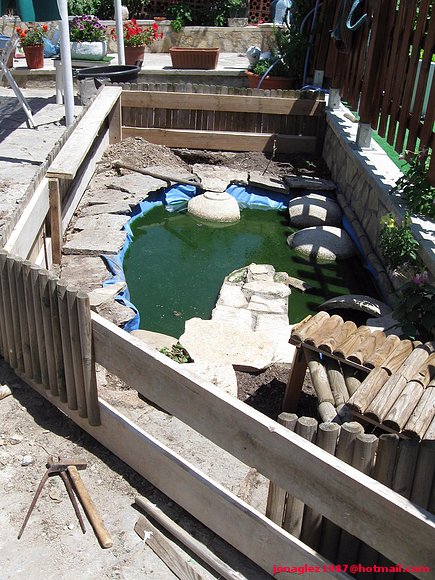 Remodelación valla de estanque