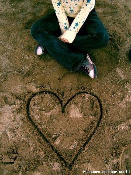 My heart's...