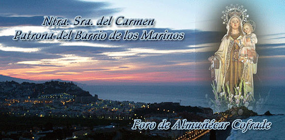 Cabecera de la Virgen del Carmen.