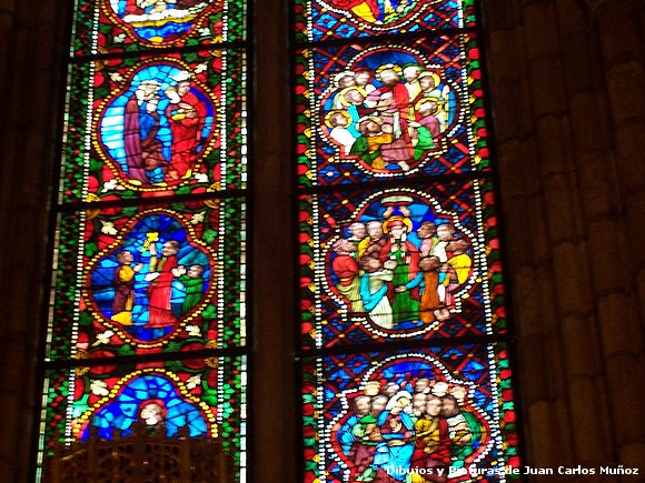 Cristaleras Catedral de Burgos.