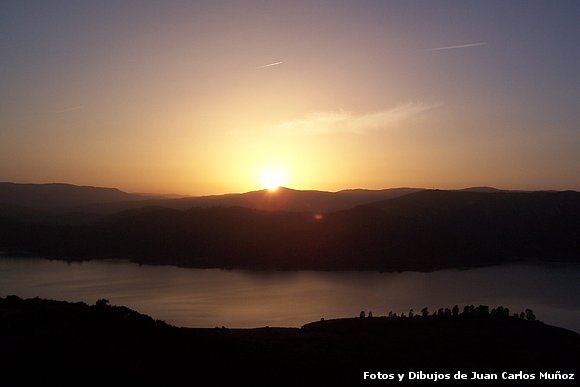 atardecer desde el Castillo de Castellar