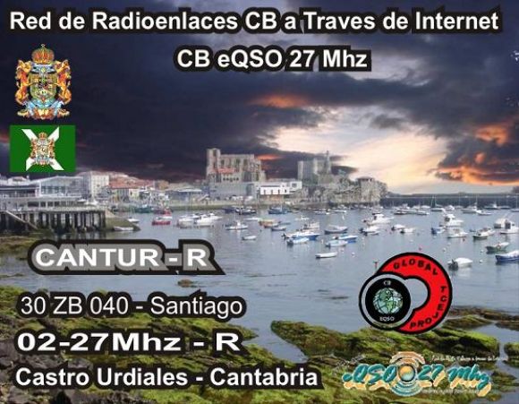 QSL CBeQSO27Mhz (Radio Enlace Cantur-R)