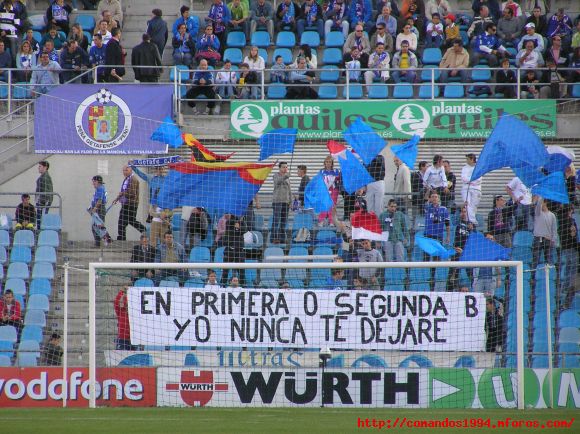 Getafe-Mallorca  Comandos Azules