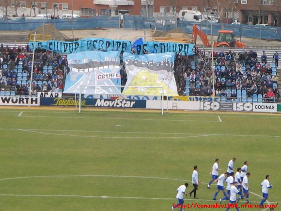 Getafe - Numancia  Comandos Azules