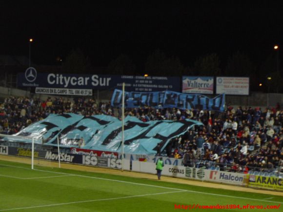 Getafe.c.f - Malaga  Comandos azules