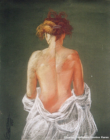 Desnudo de espaldas