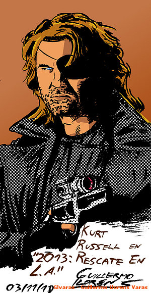 Dibujos sueltos: Kurt Russell
