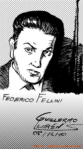 Dibujos sueltos: Federico Fellini