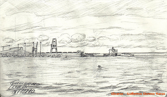 Cuaderno de campo: Barcos en el Musel