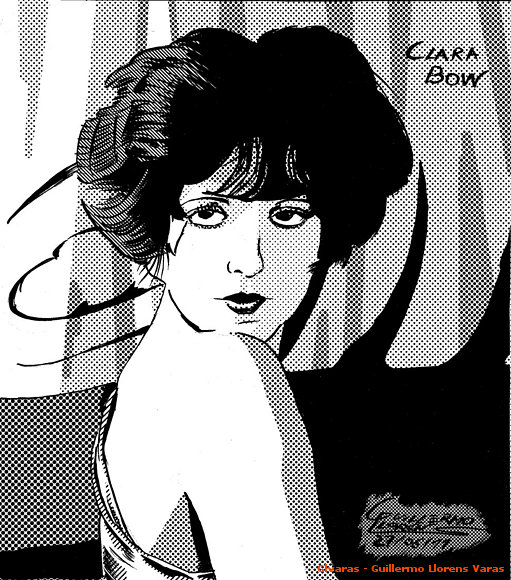 Dibujos sueltos: Clara Bow