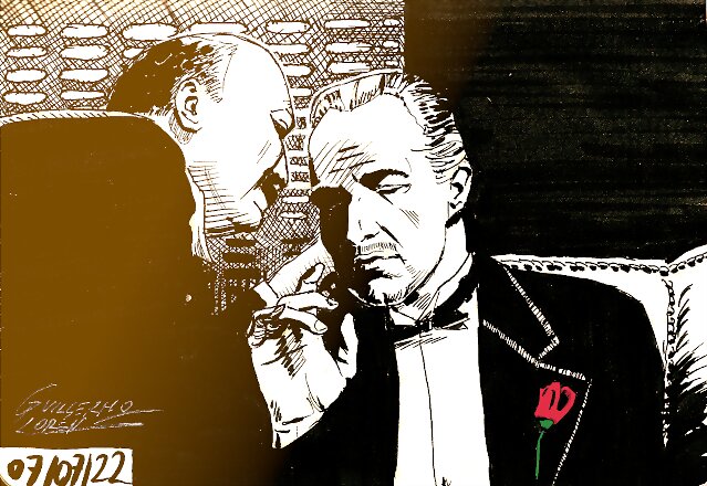 Marlon Brando en "El Padrino"