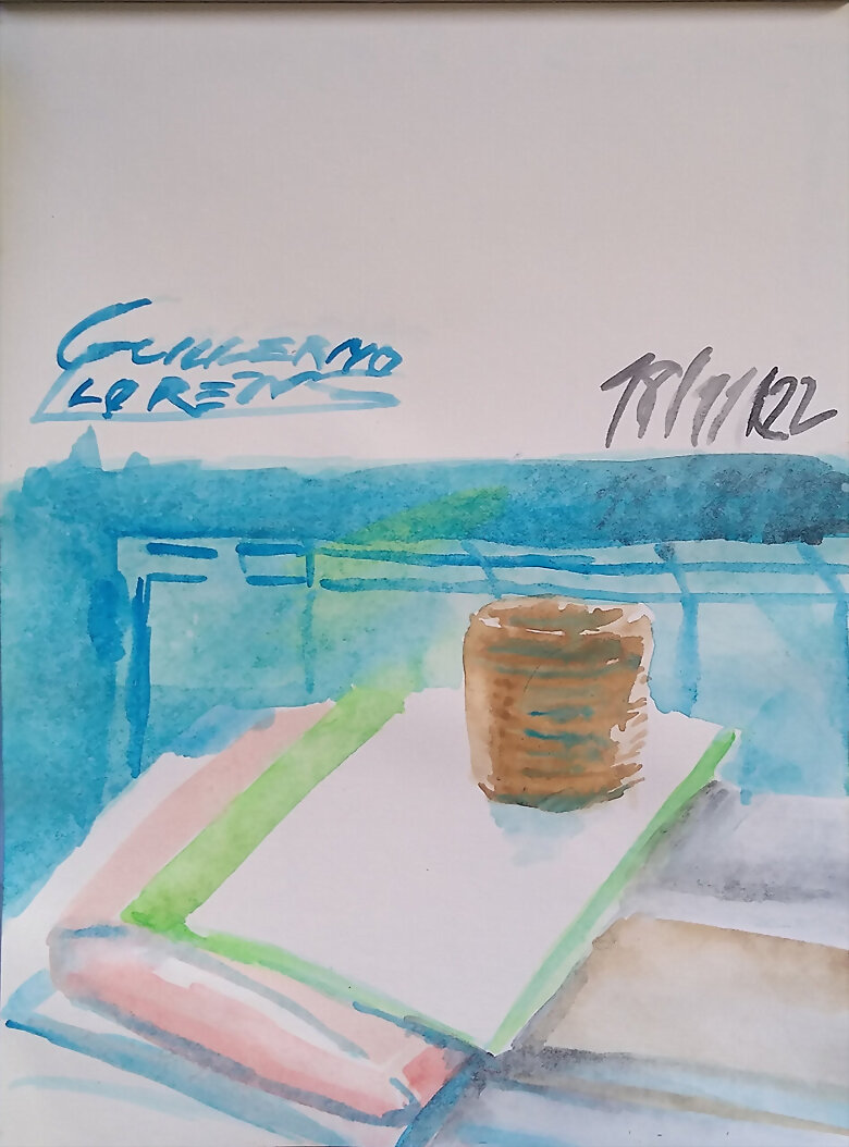 Bote, carpetas, radiador