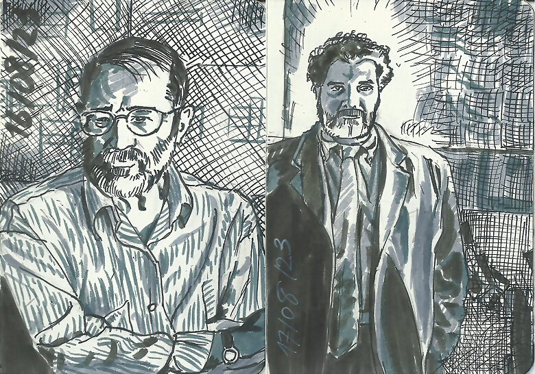 A. Siza y E. Miralles según Hisao Suzuki