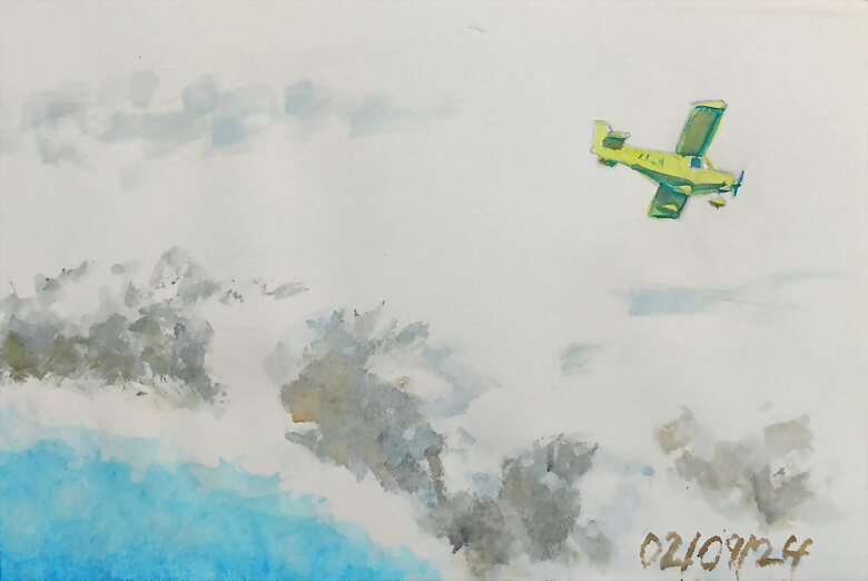 Sobre las nubes