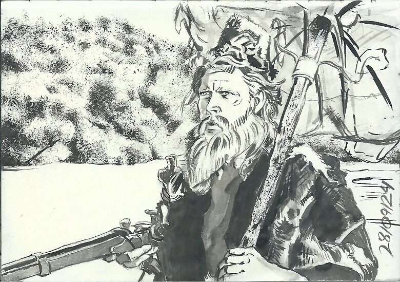 Dan O'Herlihy como el Robinsón Crusoe de Buñuel