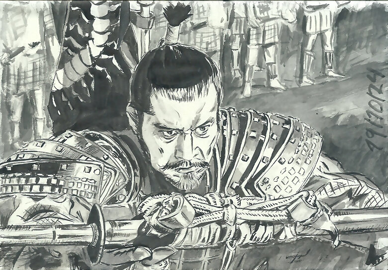 Toshiro Mifune en Trono de Sangre