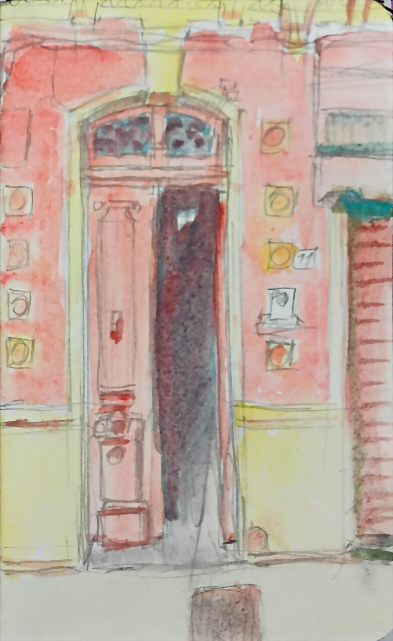 Frente a la cola del apagón (Calle El Carmen, 11)