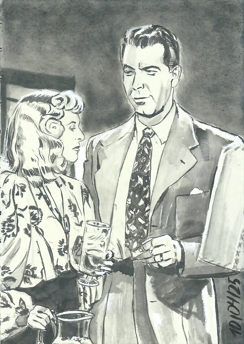 Barbara Stanwyck y Fred MacMurray en Perdición