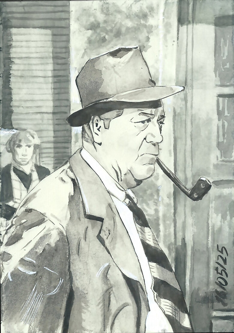 Jean Gabin es el Comisario Maigret