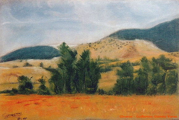 Paisaje con árboles