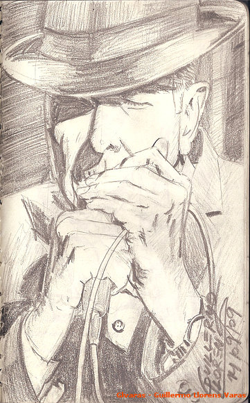 Dibujos sueltos: Leonard Cohen