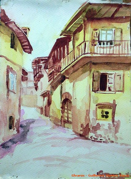 Casa con balcón