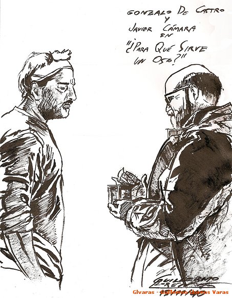 Dibujos sueltos: Gonzalo de Castro y Javier Cámara