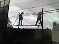 estructura para valla
