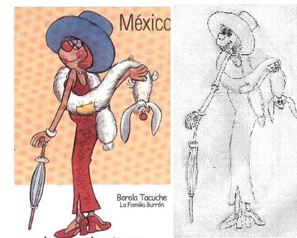 Borola Tachuche en version calaca