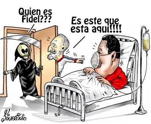 a Hugo Chavez todavía no le  tocaba morir