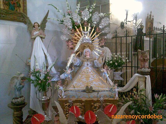 Altar del tránsito en el monasterio Concepcionista