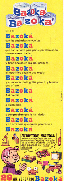 chicles Bazooka
