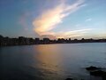 Ocaso en la bah&iacute;a de San Lorenzo