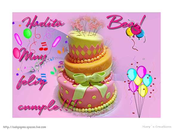 FELICIDADES!  Hadita Bea!