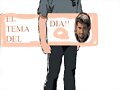 El dani del dia con el cartel del tema del dia!!!