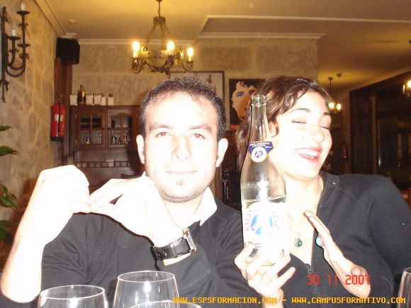 Cena de Navidad. Curso de Quiromasaje  Pontevedra