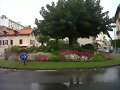 bonito giratorio con bellas flores