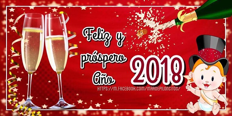 Feliz 2018 para todos esos amigos de mi rroba